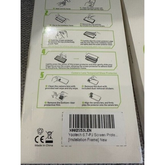 10 PACK For iPhone 11 6.1 Pro Tempered GLASS Screen Protector Camera lens 9H - Picture 3 of 3